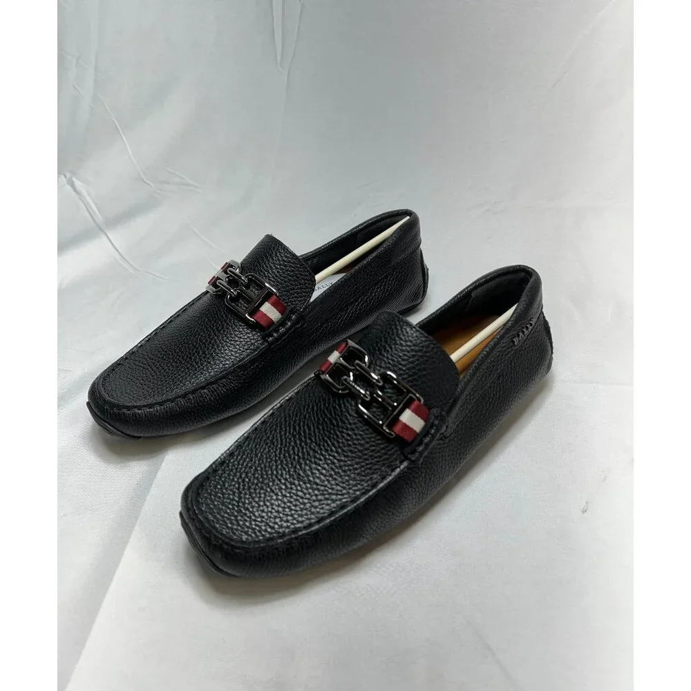 Bally Men's Parsal Black Bovine - Picture 1 of 7